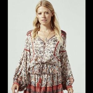 Spell Designs Elle blouse in Rosewood